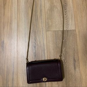 Coach clutch chain bag